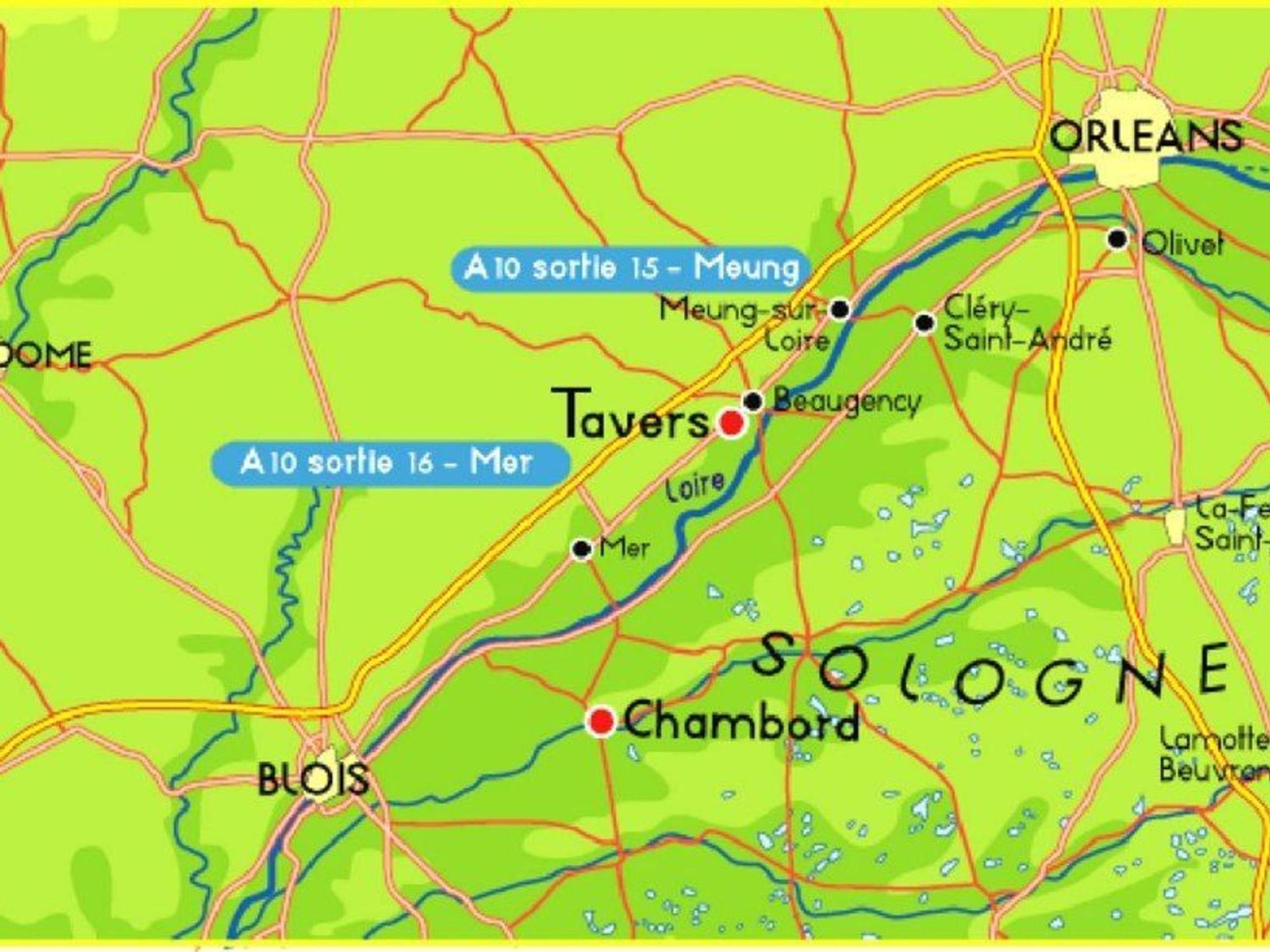 Chambres D'Hotes De Charme Au Pays Des Chateaux Avec Wi-Fi - Fr-1-590-333 Tavers Exteriör bild